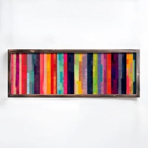 Tablou multicolor din lemn 40x120 cm EMR037 The Home Collection