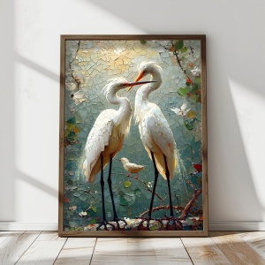Tablou multicolor din lemn 50x70 cm AI127 The Home Collection