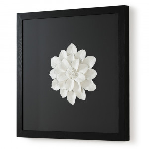 Tablou negru din lemn 90x90 cm Hope Thai Natura