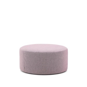 Taburet rotund mov din textil 90 cm Kaeli Kave Home