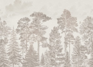 Tapet bej din hartie Scandinavian Bellewood Rebel Walls