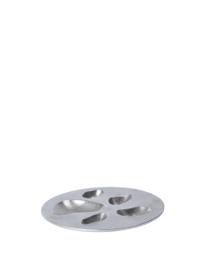 Tava decorativa argintie din metal 22 cm Niche Ferm Living