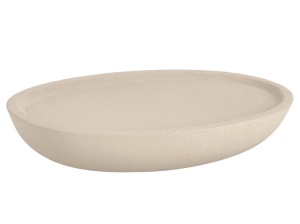Tava decorativa bej din metal 26x34 cm Aligator Bizzotto