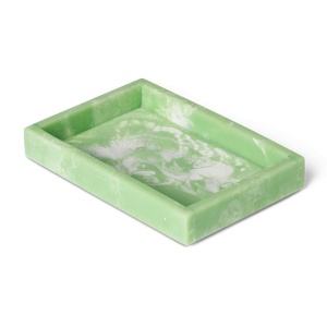 Tava dreptunghiulara verde din fibre naturale 10x15 cm Mist Ferm Living