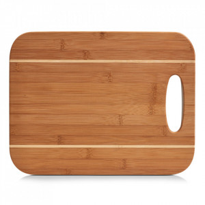 Tocator dreptunghiular maro din bambus 29x38 cm Woo Zeller