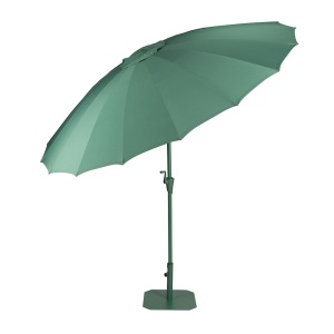 Umbrela soare verde din metal Sunbrella Sunshine Zuiver