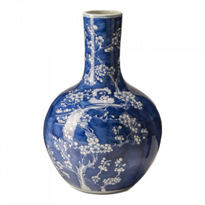 Vaza alba/albastra din ceramica 46 cm Blossom Pols Potten