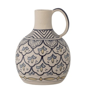Vaza albastra din ceramica 27 cm Nadya Bloomingville