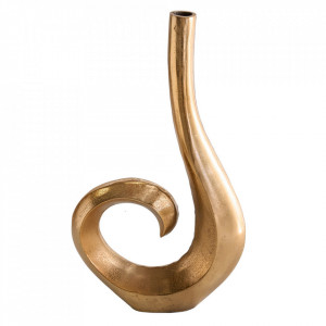 Vaza aurie din metal 47 cm Wave The Home Collection