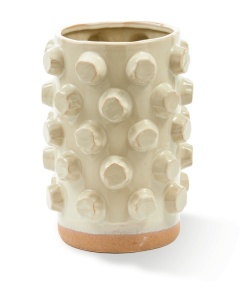 Vaza bej din ceramica 45 cm Structure Pols Potten