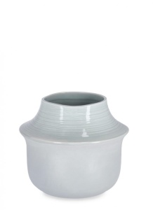 Vaza decorativa albastru deschis din ceramica 21 cm Isao Bizzotto