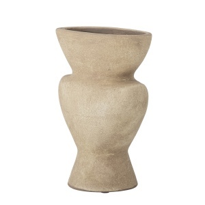 Vaza decorativa din ceramica bej 19 cm Cristel Bloomingville
