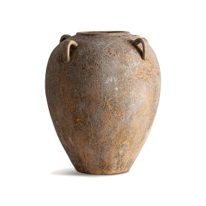 Vaza decorativa maro din ciment 83 cm Kalede Vical Home