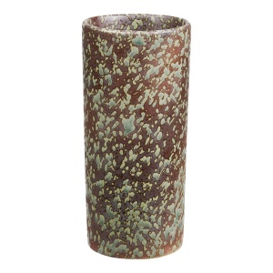 Vaza din ceramica maro/verde 20 cm Forest House Nordic