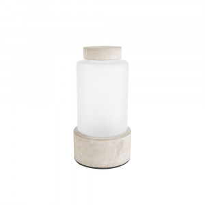 Vaza din ciment cu LED Reina M Zuiver