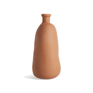 Vaza maro ciocolata din sticla 49 cm Messe Vical Home