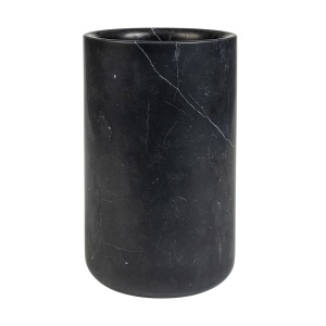 Vaza neagra din marmura 25 cm Fajen Black Zuiver