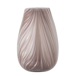 Vaza roz din sticla 23 cm Ennis Bloomingville