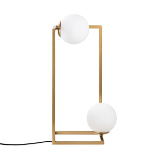 Veioza aurie din metal cu 2 becuri 55 cm Corner The Home Collection