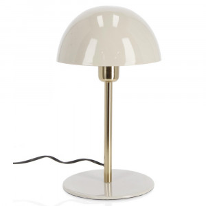 Veioza bej din metal 36 cm Velma Bizzotto