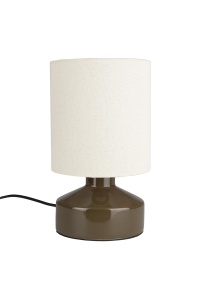 Veioza grej din ceramica 28 cm Nook Zuiver