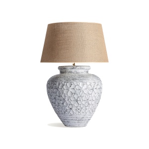 Veioza gri/maro din ceramica 99 cm Lauret Vical Home