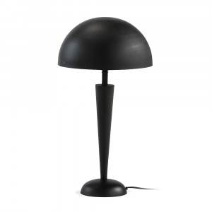 Veioza neagra din metal 59 cm Schuls Thai Natura