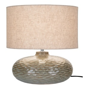 Veioza verde din ceramica 36 cm Oldham House Nordic