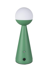 Veioza verde din metal 30 cm Bello Zuiver