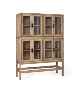 Vitrina maro din lemn 167 cm Virelle Giner y Colomer
