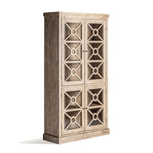 Vitrina maro din lemn 205 cm Gubin Vical Home