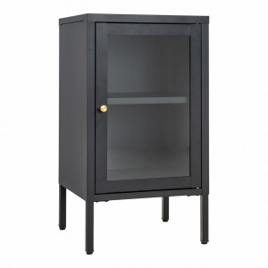 Vitrina neagra din metal 70 cm Dalby House Nordic
