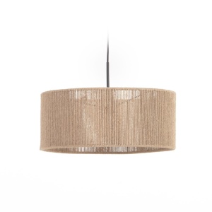 Abajur maro din fibre naturale Crista Round Kave Home