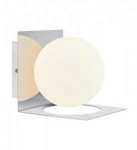 Aplica argintie /alba din metal Zenit Markslojd