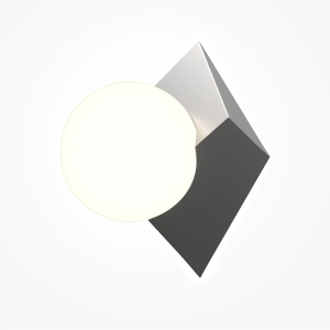 Aplica argintie din metal Cubeo Maytoni