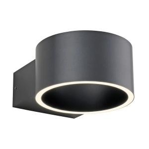 Aplica gri inchisa din metal cu 2 LED-uri PURE Clipse Zuma Line