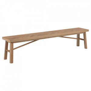 Bancheta din lemn maro 200 cm Galway Quiet Object