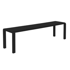 Bancheta exterior neagra din metal 175 cm Vondel Zuiver