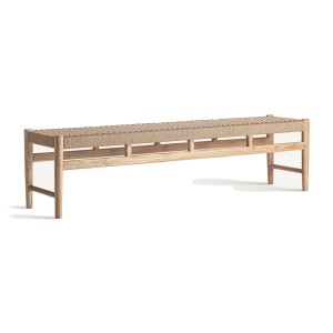 Bancheta maro din lemn 180 cm Caen Vical Home