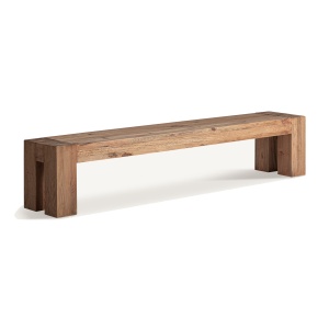 Bancheta maro din lemn 220 cm Truel Vical Home
