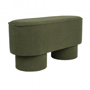 Bancheta verde din textil 93 cm Marcos Quiet Object