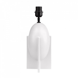 Baza pentru veioza alba din ceramica 40 cm Ovo Versmissen