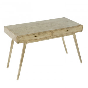 Birou maro deschis din lemn 55x120 cm Udons Thai Natura
