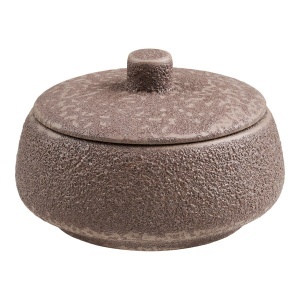 Bol decorativ din ceramica maro 15 cm Belk House Nordic