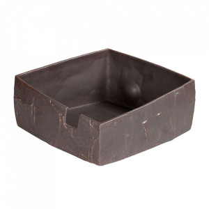 Bol decorativ maro din ceramica 28x28 cm Shali Versmissen
