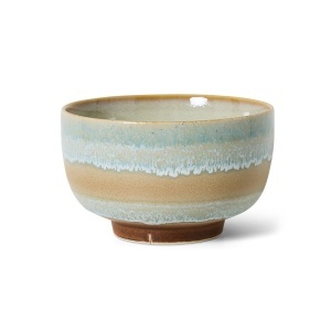 Bol multicolor din ceramica 14 cm 70s Skyline HKliving