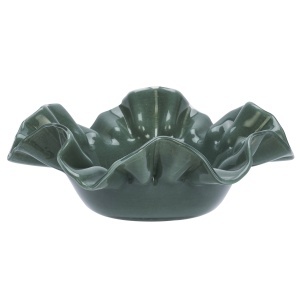 Bol verde din sticla 28 cm Alejandra Madam Stoltz