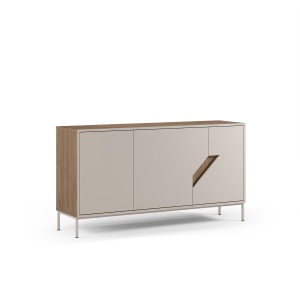 Bufet inferior crem/maro 150 cm Lilou Quiet Object