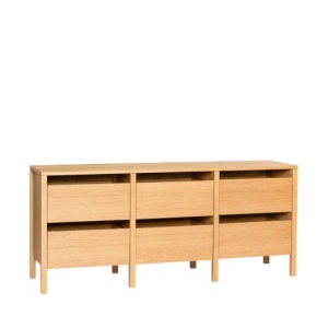 Bufet inferior maro din lemn 150 cm Forma Hubsch
