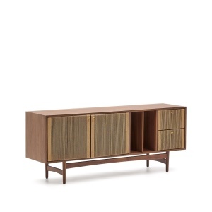 Bufet inferior maro din lemn 180 cm Elan Kave Home